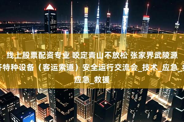 线上股票配资专业 咬定青山不放松 张家界武陵源召开特种设备（客运索道）安全运行交流会_技术_应急_救援